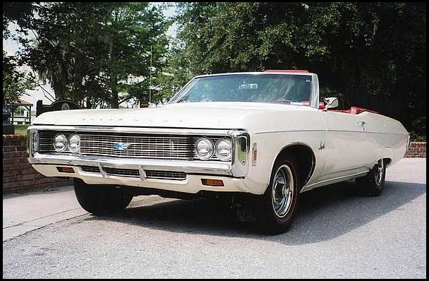 A 1969 Impala convertible with the standard 350 will also get you into a